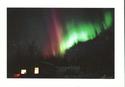 Cabin and Aurora Borealis