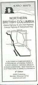Northern British Columbia Road Map