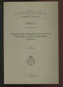 Gisements De Magnesite Du District De Grenville, Comte d' Argenteuil (Quebec), Memoire 98